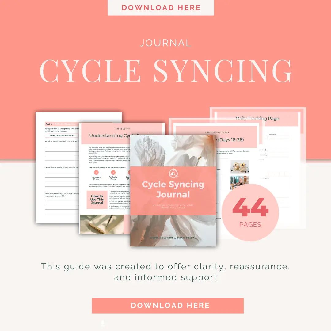 Full Cycle Syncing Journal for Women